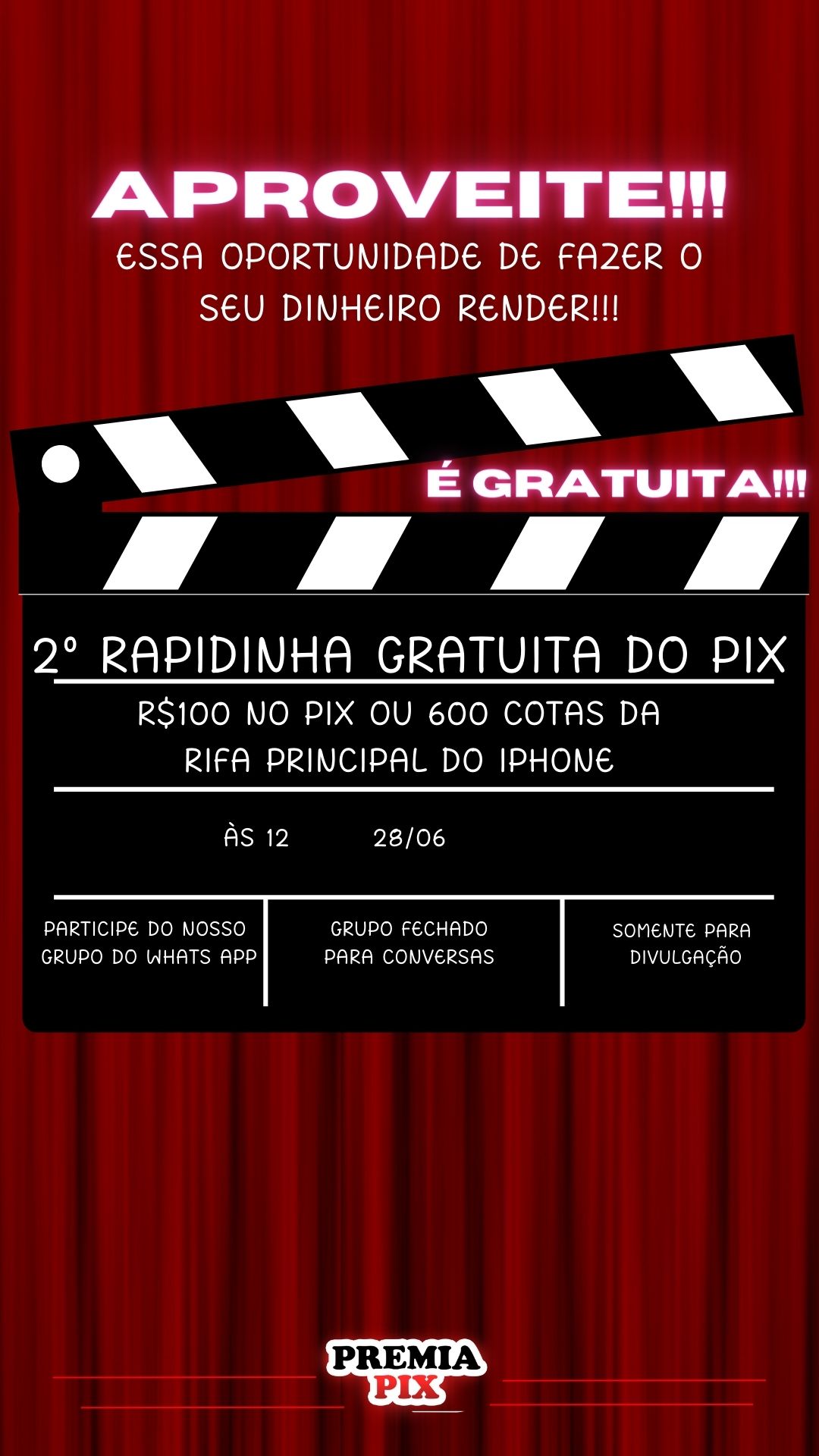 2º Rapidinha Gratuita do pix